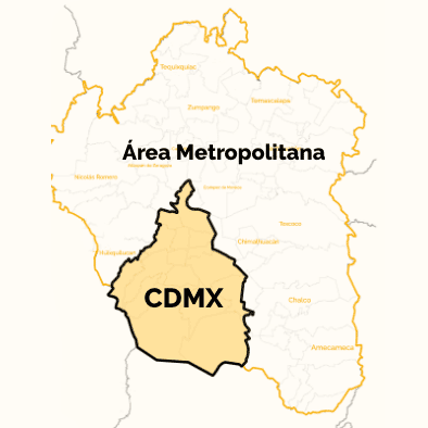 CDMX y área Metropolitana 